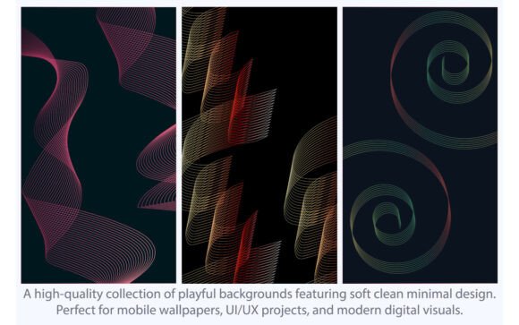 Elevate Your Screen Designs with Abstract Mobile Backgrounds