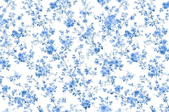 Exploring the Elegance of Seamless Pattern 8 Blue Toile De Jouy in Design Applications