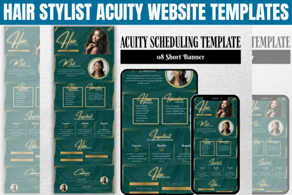 Hair Stylist Acuity Website Templates: Enhancing Booking Experiences Through Design