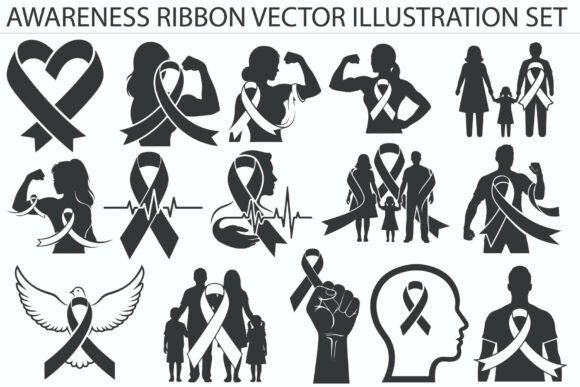 How Awareness Ribbon Human Silhouette Vector Sets Are Shaping Modern Visual Storytelling