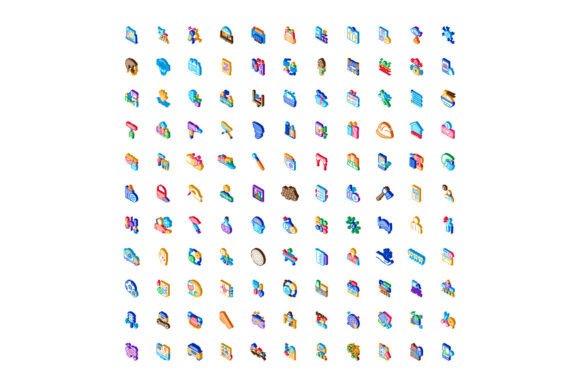 Isometric Icon Set for Business and Life: A Visual Toolkit for Modern Design Needs