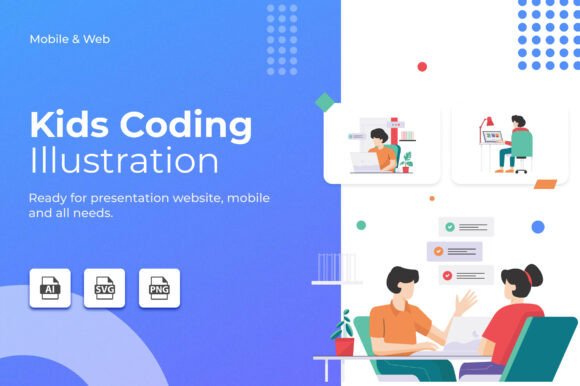 Kids Coding Icons: Creative Visuals for Digital Learning
