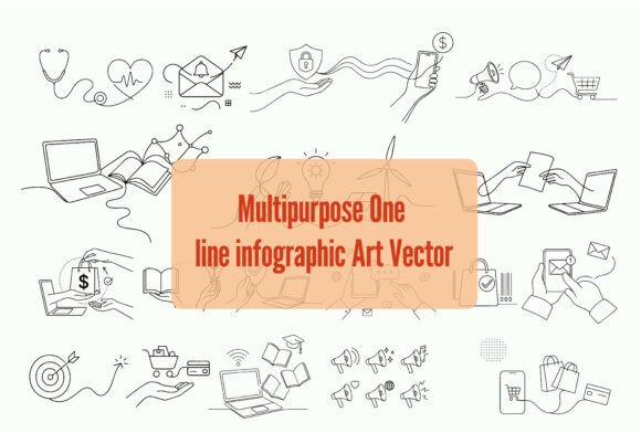 Minimalist Vector Art Infographics for Modern Design Needs