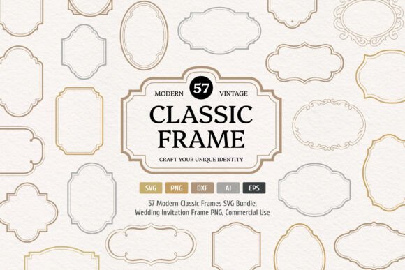 Modern Classic Frames Collection: Elevate Your Creative Projects with Timeless Elegance