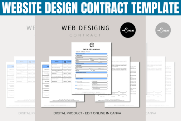 Professional Website Design Contract Template for Freelancers