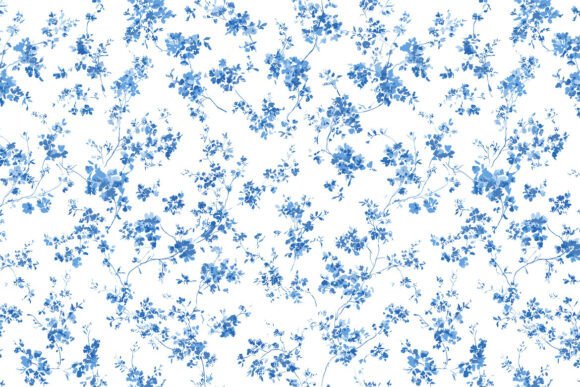 Timeless Elegance with Seamless Pattern 6 Blue Toile De Jouy