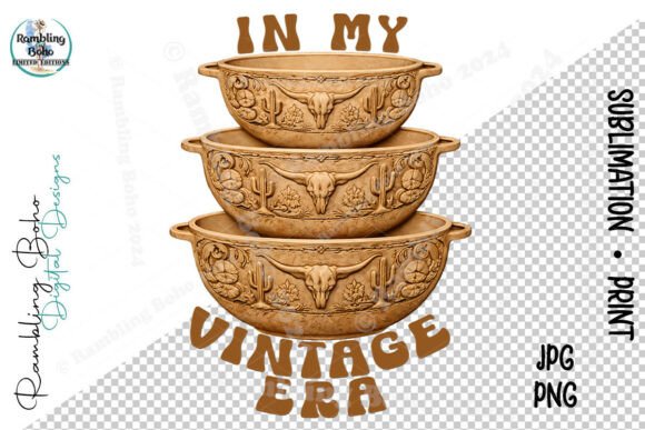 Vintage Charm Meets Modern Design with In My Vintage Era Western Pyrex Bowl Set
